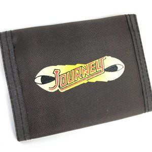 VTG 80'S Journey Rock N Roll Nylon Tri Fold Wallet NOS